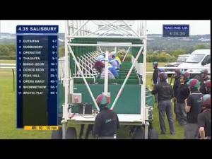 Video preview image for Salisbury 16:35 - Toby Balding Memorial Maiden Stakes (Plus10)