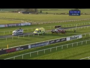 Video preview image for Carlisle 17:00 - Watch Racing UK Anywhere Handicap Hurdle