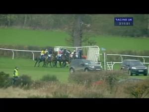 Video preview image for Ludlow 15:10 - Geoff Dutton Celebratory Conditional Jockeys' Novices' Handicap Hurdle