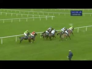 Video preview image for Aintree 12:00 - Betfred Remembers Howard Kendall Fillies' Juvenile Hurdle (Listed)