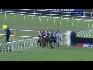 Video preview image for Huntingdon 15:35 - Betfred Racing 'Like Us On Facebook' Novices' Handicap Chase