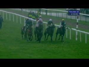 Video preview image for Haydock Park 15:15 - Bet With Your Racing UK App Handicap Hurdle
