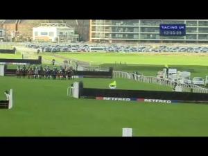 Video preview image for Newbury 12:50 - Betfred TV Novices' Limited Handicap Chase