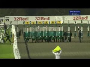 Video preview image for Kempton Park 16:35 - 32Red On The App Store Maiden Fillies' Stakes