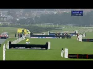 Video preview image for Musselburgh 13:10 - Roa/Racing Post Owners Jackpot Conditional Jockeys' Handicap Chase