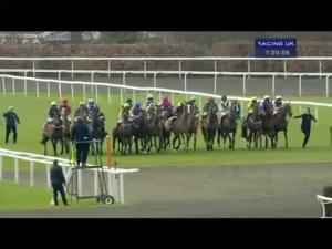 Video preview image for Kempton Park 13:05 - Watch Racinguk With Free Trial Now Conditional Jockeys' Handicap Hurdle