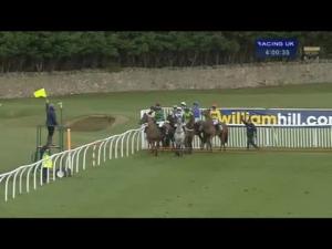 Video preview image for Musselburgh 16:00 - William Hill Download The App Handicap Hurdle (Qualifier For The Challenger Two Mile Hurdle Series Final)