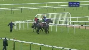 Video preview image for Haydock Park 13:30 - Ray Gilpin Victor Ludorum Juvenile Hurdle (Sponsored By Betfred)
