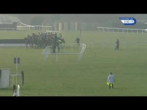 Video preview image for Sandown Park 14:00 - 30th European Breeders' Fund Greenall's Gin 'National Hunt' Novices' Handicap Hurdle Final (Grade 3)