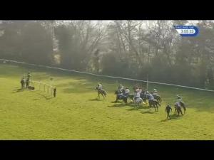 Video preview image for Warwick 15:05 - Whites - Best Buyers For Copper and Brass Standards Handicap Hurdle