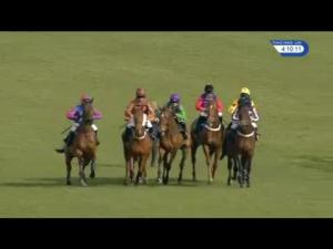Video preview image for Newbury 16:10 - Events Bar Management Handicap Hurdle