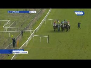 Video preview image for Carlisle 14:10 - Apollobet Home Of Cashback Offers Conditional Jockeys' Handicap Hurdle