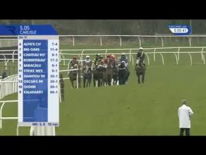 Video preview image for Carlisle 17:05 - Apollobet Online Casino and Games Standard Open NH Flat Race