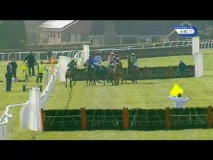 Video preview image for Market Rasen 16:45 - Racing UK Day Pass Just 10 'National Hunt' Novices' Hurdle