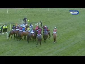 Video preview image for Aintree 20:40 - Goffs Spring Sales 'Point-to-point' Bumper (Standard NH Flat Race For Amateur Riders)