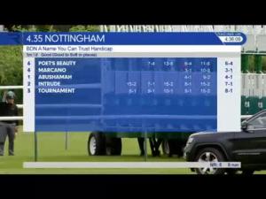 Video preview image for Nottingham 16:35 - Bdn A Name You Can Trust Handicap