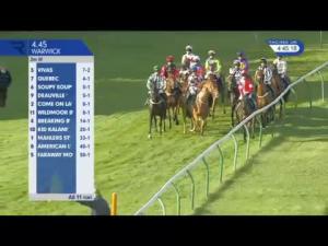 Video preview image for Warwick 16:45 - Racing UK Profits Returned To Racing Handicap Hurdle