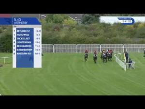 Video preview image for Wetherby 17:40 - Racing UK HD On Sky432 Handicap Hurdle