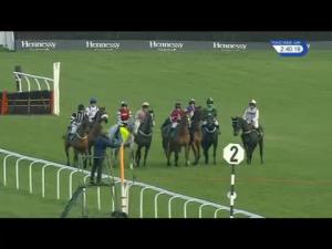 Video preview image for Newbury 14:40 - Bet365 Intermediate Hurdle (Listed Limited Handicap) (Registered As The Gerry Feilden Hurdle)