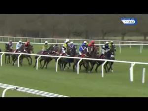Video preview image for Kempton Park 13:15 - Racing UK HD Handicap Hurdle (3)