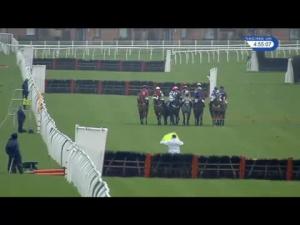 Video preview image for Newbury 16:55 - Rickety Bridge Handicap Hurdle (4)