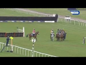 Video preview image for Newbury 14:40 - William Hill 'High 5' Supporting Greatwood Handicap Hurdle (3)