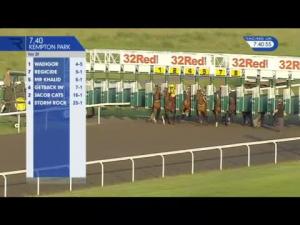 Video preview image for Kempton Park 19:40 - 32Red Handicap