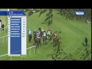 Video preview image for Stratford-on-Avon 14:35 - Watch Racing UK On Sky 432 Handicap Hurdle (3)