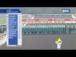 Video preview image for Kempton Park 16:35 - Matchbook Casino Handicap (3)