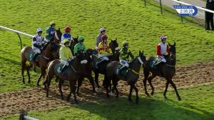 Video preview image for Warwick 14:35 - Racing UK Free For A Month Handicap Hurdle (3)