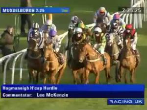 Video preview image for Musselburgh 14:25 - Hogmaneigh Handicap Hurdle