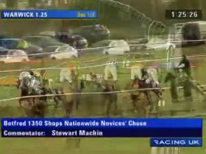 Video preview image for Warwick 13:25 - Betfred 1350 Shops Nationwide Novices' Chase