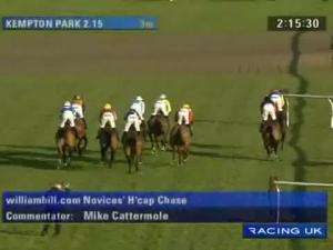 Video preview image for Kempton Park 14:15 - williamhill.com Novices' Handicap Chase
