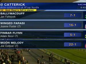 Video preview image for Catterick Bridge 16:50 - yorkshire-outdoors.co.uk Handicap Hurdle