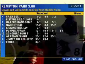 Video preview image for Kempton Park 15:00 - Download williamhill.com On Your Mobile Handicap