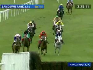 Video preview image for Newbury 15:30 - Betfair Mobile For Best Prices Bumper (Listed Standard Open NH Flat Race)