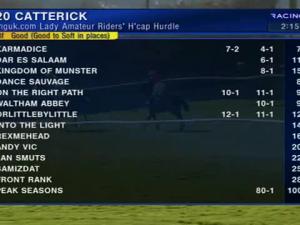 Video preview image for Catterick Bridge 14:20 - racinguk.com Lady Amateur Riders' Handicap Hurdle