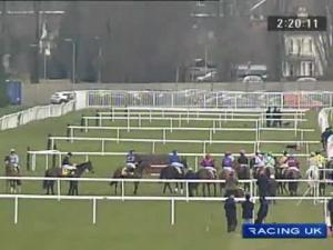 Video preview image for Newbury 14:25 - Betfair Supports Walking With The Wounded Handicap Hurdle