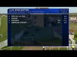 Video preview image for Wincanton 15:25 - Burts Chips Handmade In Devon Handicap Chase