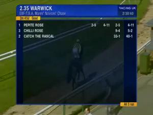 Video preview image for Warwick 14:35 - E.B.F./T.B.A. Mares' Novices' Chase