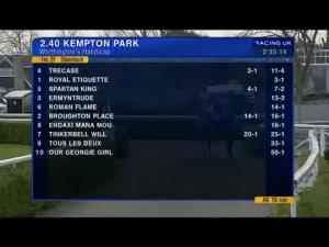 Video preview image for Kempton Park 14:40 - Worthington's Handicap