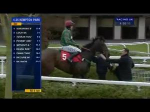 Video preview image for Kempton Park 16:35 - 32redmobile.com Handicap Chase (Betfair Chase Series Qualifier)