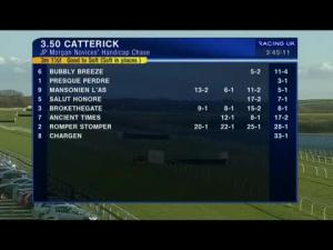 Video preview image for Catterick Bridge 15:50 - Jp Morgan Novices' Handicap Chase