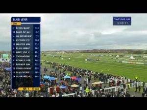 Video preview image for Ayr 17:45 - Killie Pie Standard Open NH Flat Race