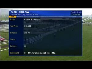 Video preview image for Ludlow 17:00 - Ludlow Gold Cup Hunters' Chase