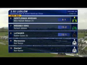 Video preview image for Ludlow 15:50 - Bromfield Sand & Gravel Handicap Chase (For The Oakly Park Challenge Cup)