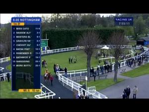 Video preview image for Nottingham 20:00 - Think Taxi Think Dg 01159500500 Handicap