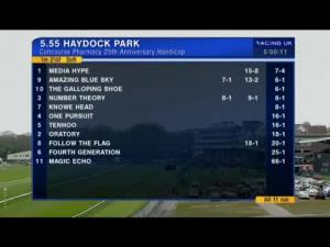 Video preview image for Haydock Park 17:55 - Concourse Pharmacy 25th Anniversary Handicap