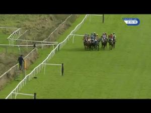 Video preview image for Carlisle 14:15 - Watch Racing UK On The Go Novices' Hurdle (4)