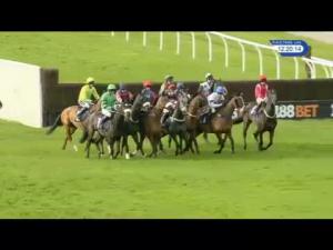 Video preview image for Wetherby 12:20 - Racing UK In Glorious HD Handicap Chase (Qualifier) (4)